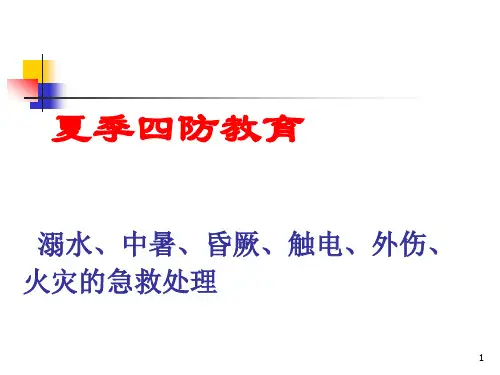 夏季四防培训PPT