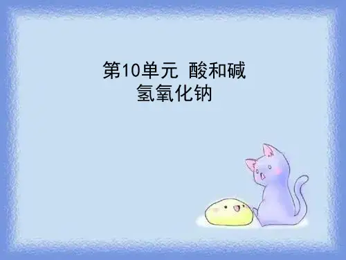 氢氧化钠精品课件
