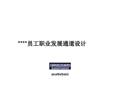 员工职业发展通道设计教材PPT(共 63张)