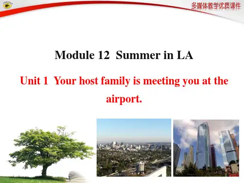外研版九年级英语上册Module 12 Unit 1最新课件