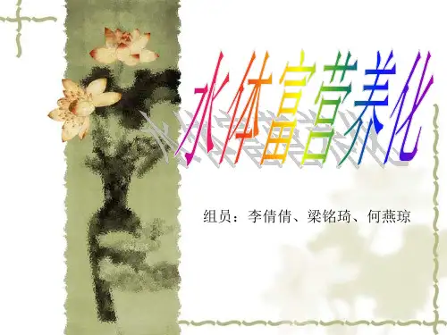 水体富营养化标准精编版