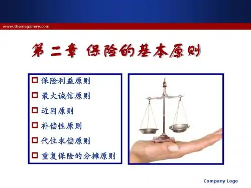 保险学第二章：保险的基本原则分解