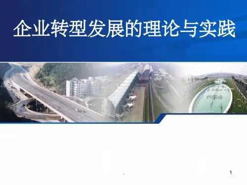 企业转型发展的理论与实践ppt课件