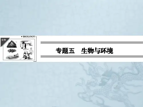 高考生物二轮专题突破课件第12讲 种群、群落、生态系统(50张PPT)