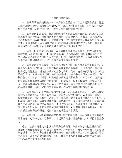 宜昌清扬品牌策划