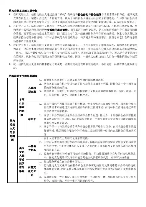 结构功能主义