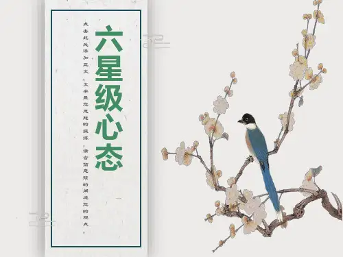 长虹商学院《六星级心态培训》