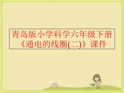 【精品】青岛版小学科学六年级下册《通电的线圈(二)》课件(可编辑