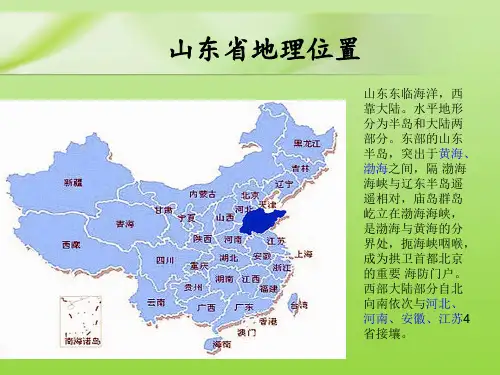 山东道地药材PPT课件