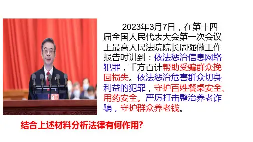 9.2法律保障生活  课件(30张PPT)-2022-2023学年部编版道德与法治七年级下册 