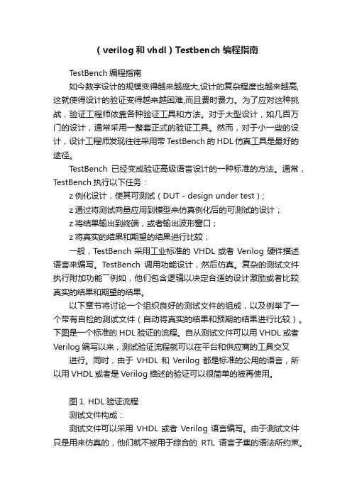（verilog和vhdl）Testbench编程指南