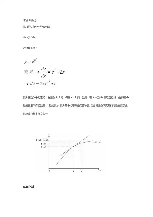 求函数微分
