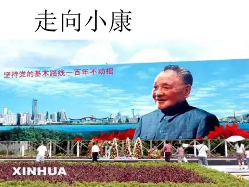 九年级思想品德 第四课 走向小康课件