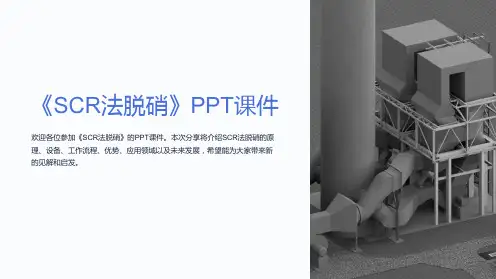 《SCR法脱硝》课件