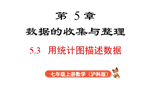 2024年沪科版七年级数学上册 5.3 用统计图描述数据(课件)