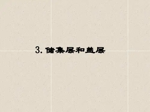 油气的储集层与盖层