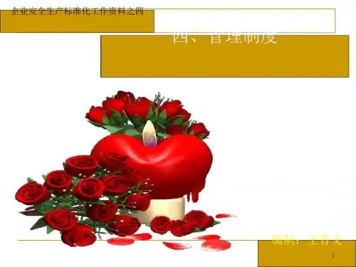 企业安全生产标准化工作资料(PPT 40页).ppt