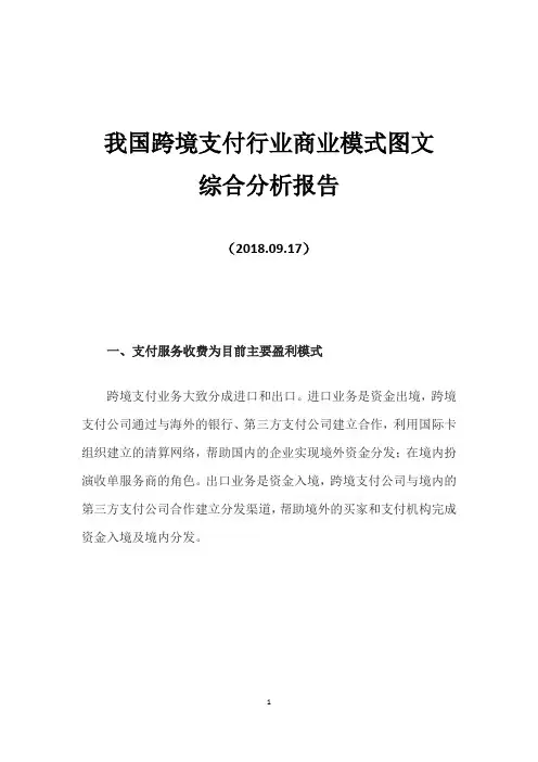 我国跨境支付行业商业模式图文综合分析报告