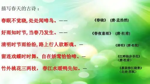 小学语文四年级下册《4古诗两首江南春春日偶成》PPT课件 (9)