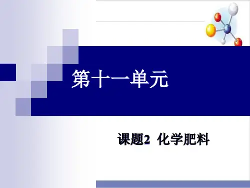 11.2化学肥料PPT—九年级化学人教版下册精品课件