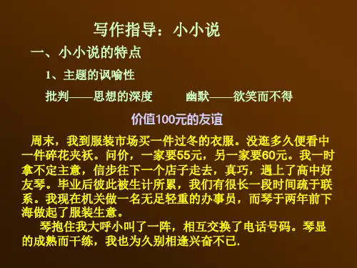高中作文_小小说