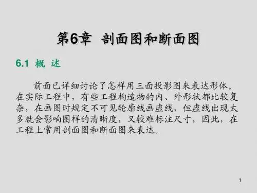 道路工程制图与识图第6章 剖面图和断面图