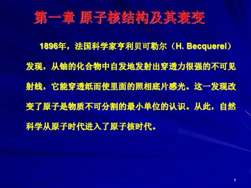 辐射防护基础知识ppt课件