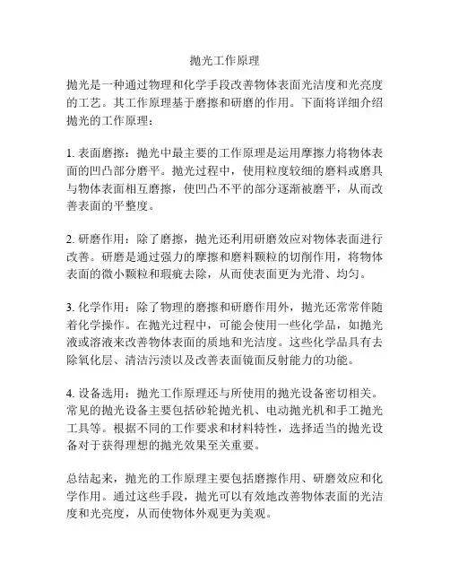 抛光工作原理