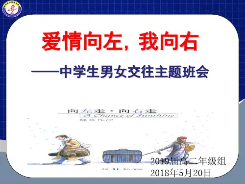 爱情向左我向右——男女生交往主题班会