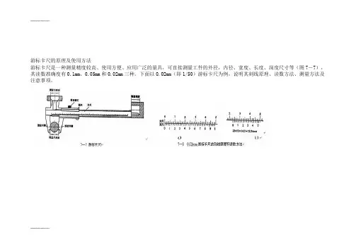 (整理)各种检测量具使用方法