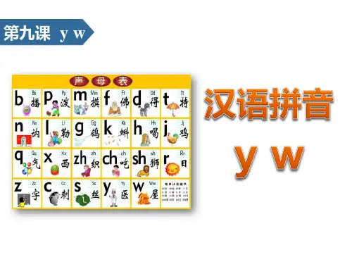 yw-汉语拼音ppt优秀课件