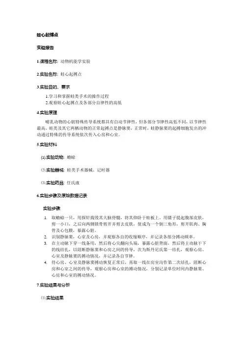 蛙心起搏点