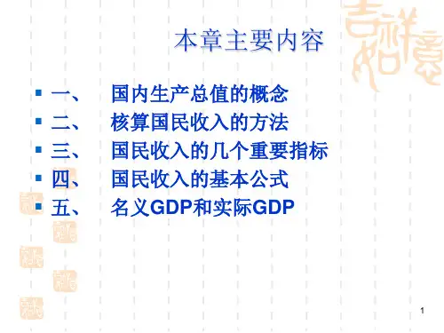 国民收入核算