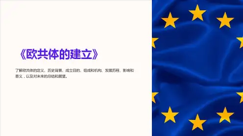 《欧共体的建立》课件