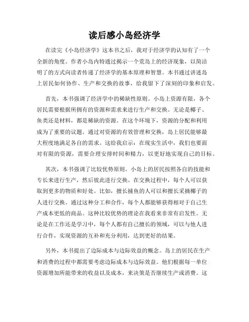 读后感小岛经济学