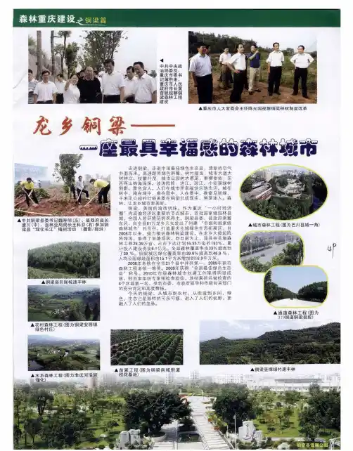 龙乡铜梁——一座最具幸福感的森林城市