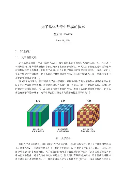 SA13006060_左元_光子晶体光纤中导模的仿真