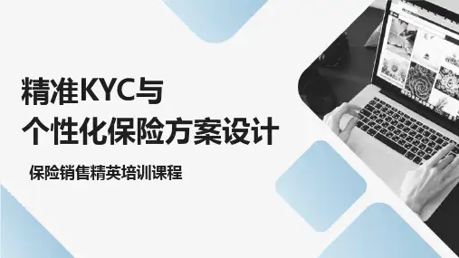 28页保险销售精英培训精准KYC与个性化保险方案设计培训PPT课件