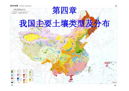 土壤肥料学-第四章 我国主要的土壤类型及分布