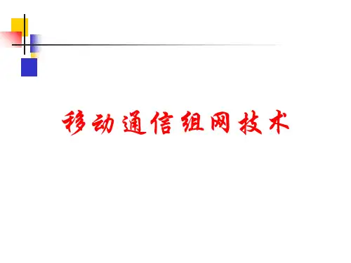 移动通信组网技术