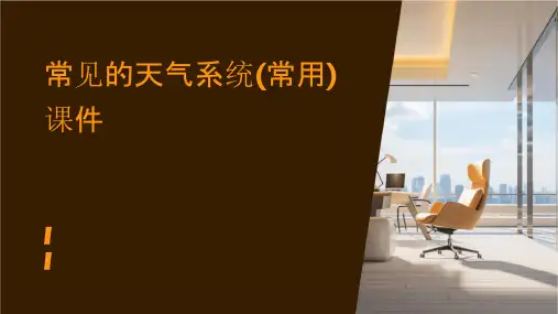 常见的天气系统(常用)课件