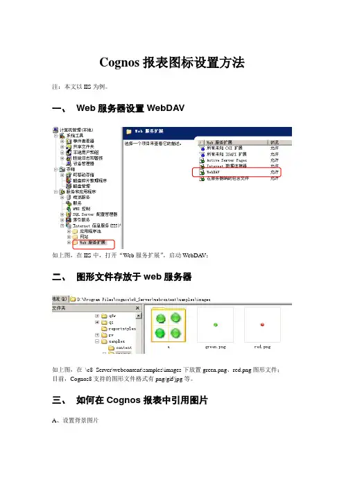 CH-COGNOS-报表图标设置方法