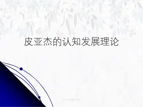 皮亚杰认知发展理论