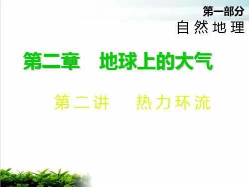 热力环流ppt完美课件-新课标高考总复习地理