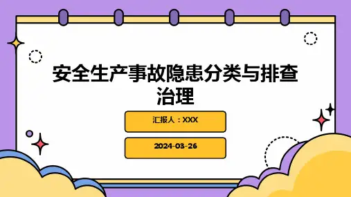 安全生产事故隐患分类与排查治理 PPT课件