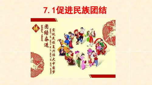 部编版九年级上册政治7.1促进民族团结课件
