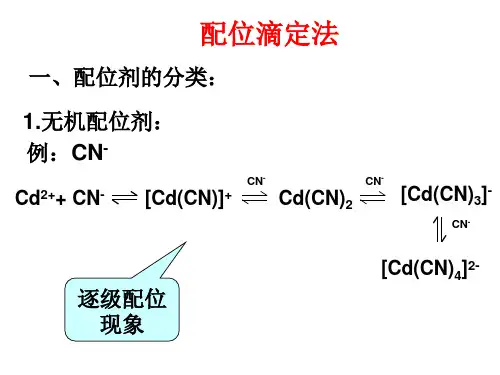 配位滴定法PPT讲解