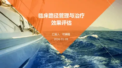 临床路径管理与治疗效果评估