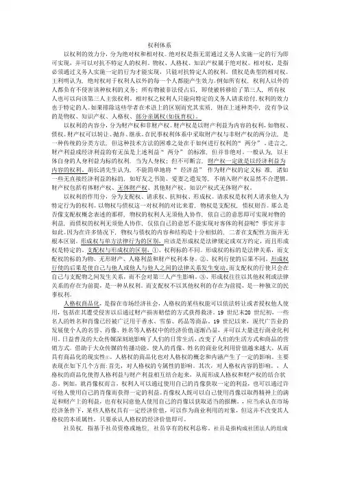 权利体系