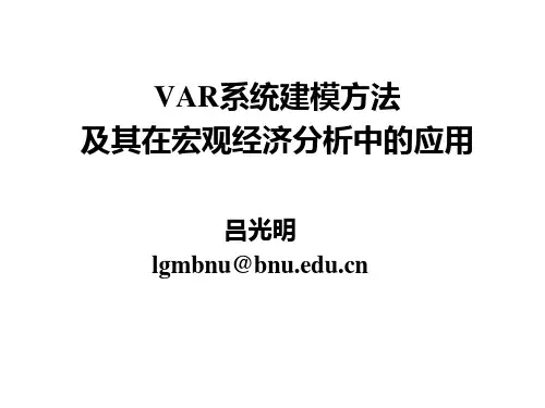 VAR建模方法的兴起与VAR模型概述分析
